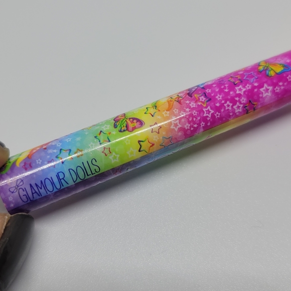 Glamour Dolls X Lisa Frank Angled Face Brush Dip Dyed Unicorns🦄 Butterfly NWT - Picture 9 of 13